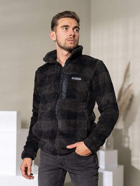 Columbia Winter Pass Print Flee Black Check