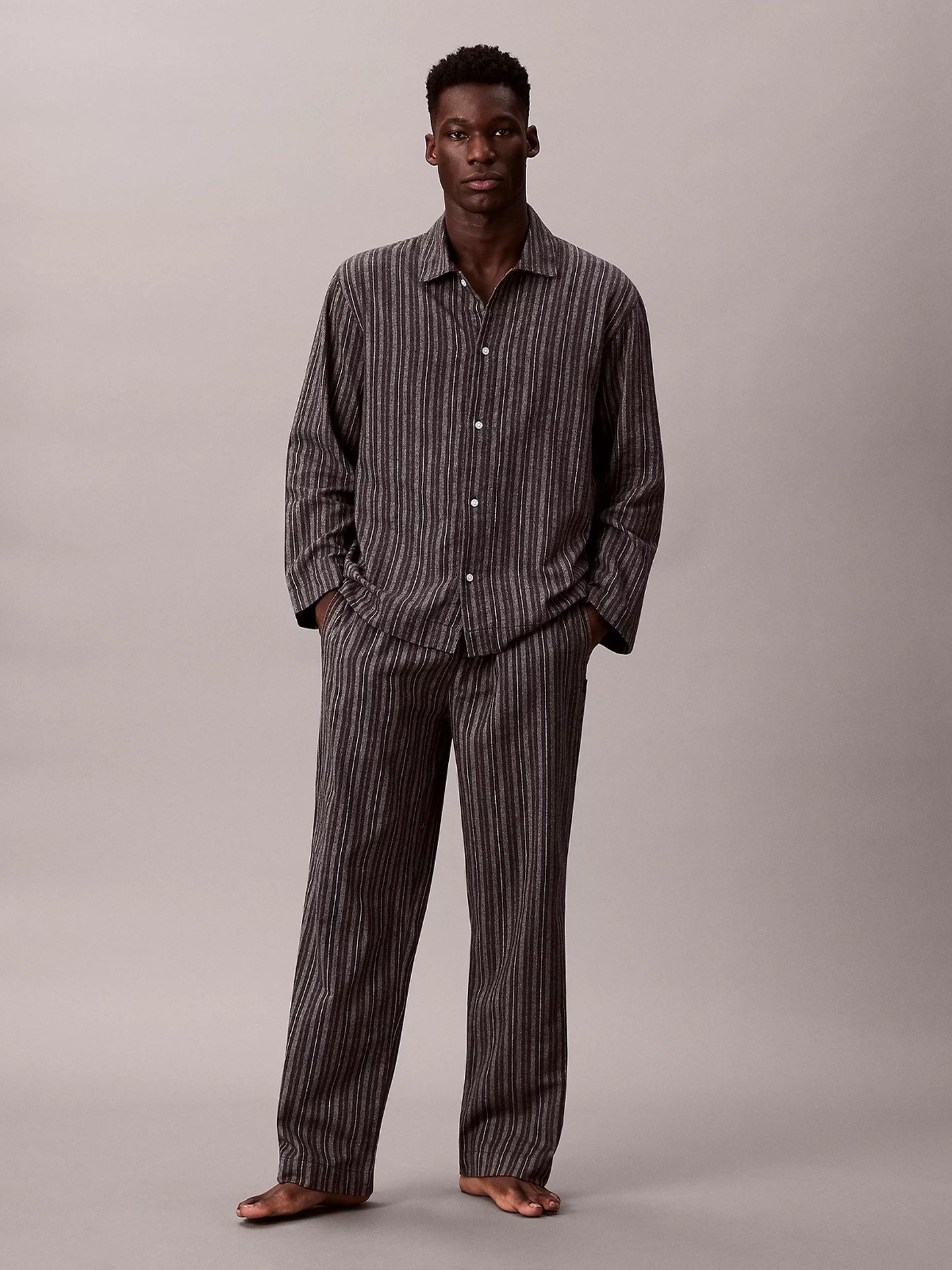 Calvin Klein Sleep Pant Racetrack stripe+smoked pearl