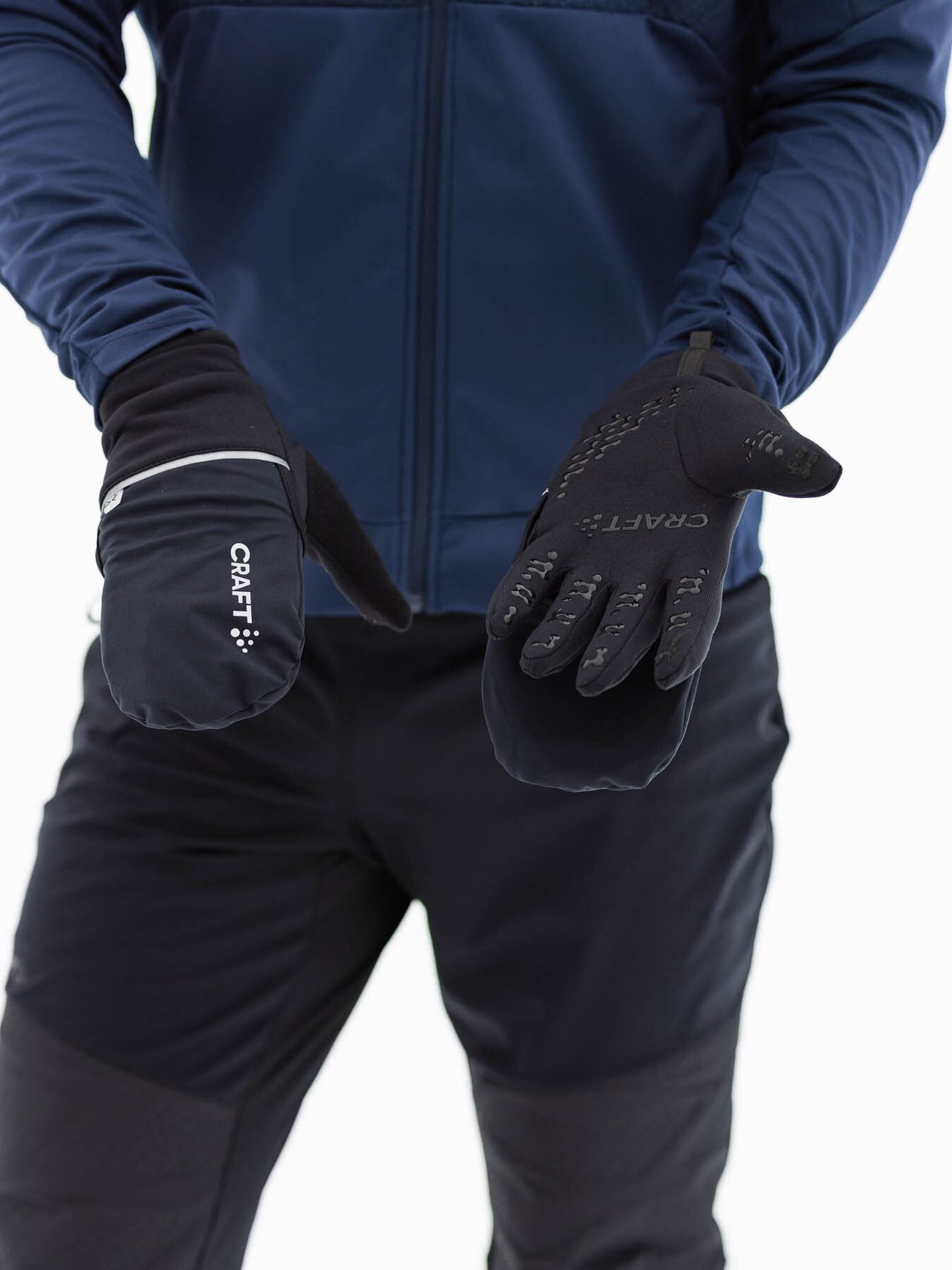 Craft Hybrid Weather Glove Black