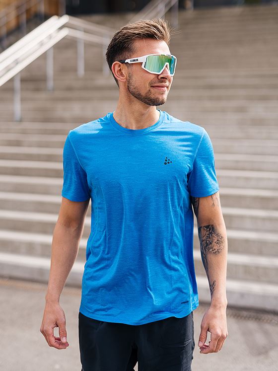 Craft Adv Charge Melange Short Sleeve Tee Man Sarek-Melange