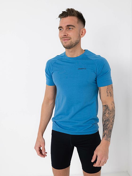 Craft Core Dry Active Comfort Short Sleeve M Blue