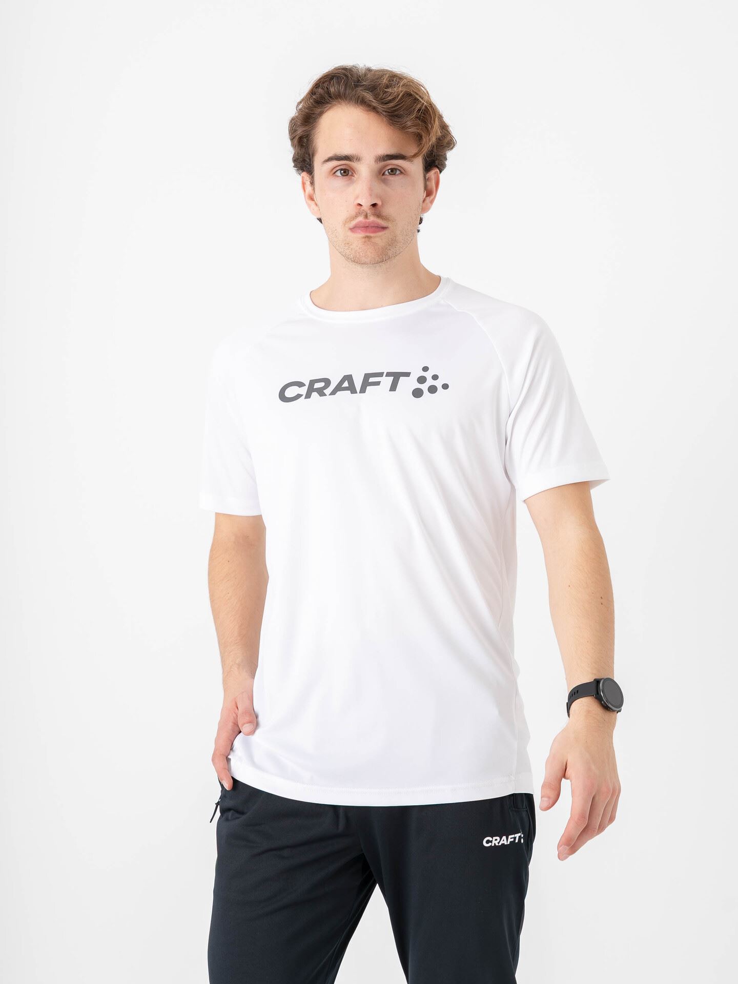 Craft Core Essence Logo Tee White / Granite