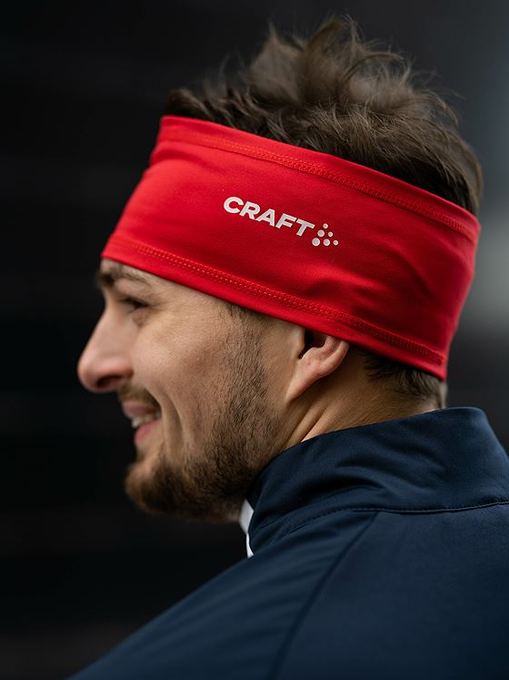 Craft NOR Repeat Headband Bright-Red