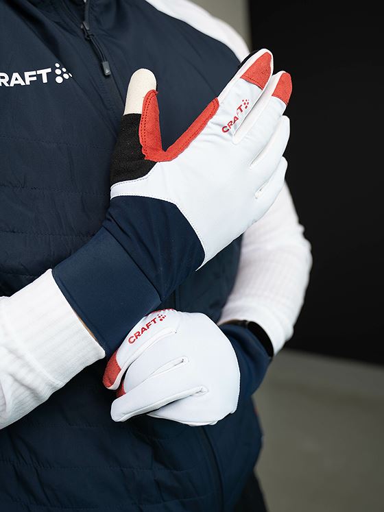 Craft NOR Advanced Speed Glove Blaze/White