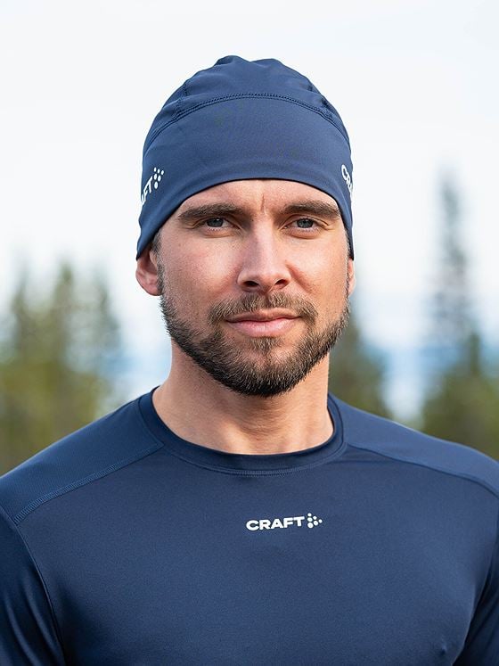 Craft Nor Advance Windblock Fleece Hat Blaze/White