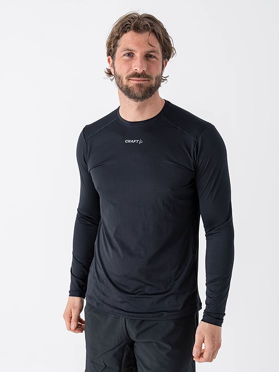 Craft Advance Essence Long Sleeve Tee 2 Black