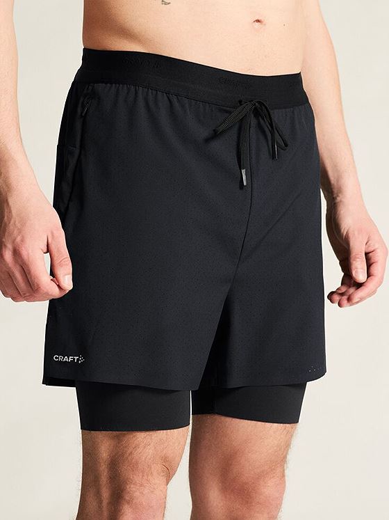 Craft Hypervent 2-in-1 Shorts Black