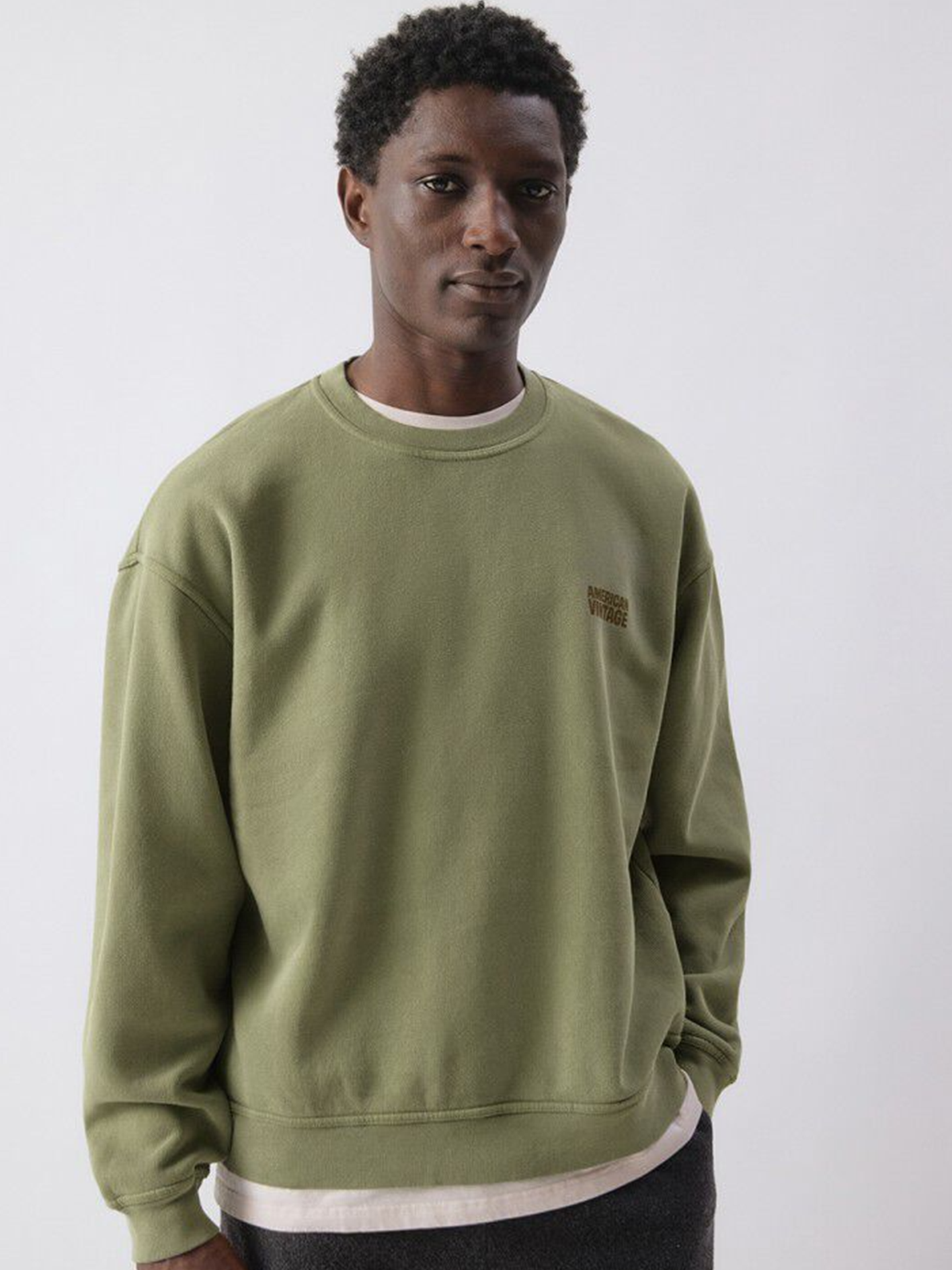 American Vintage Plizzy Sweater Vintage Pistou