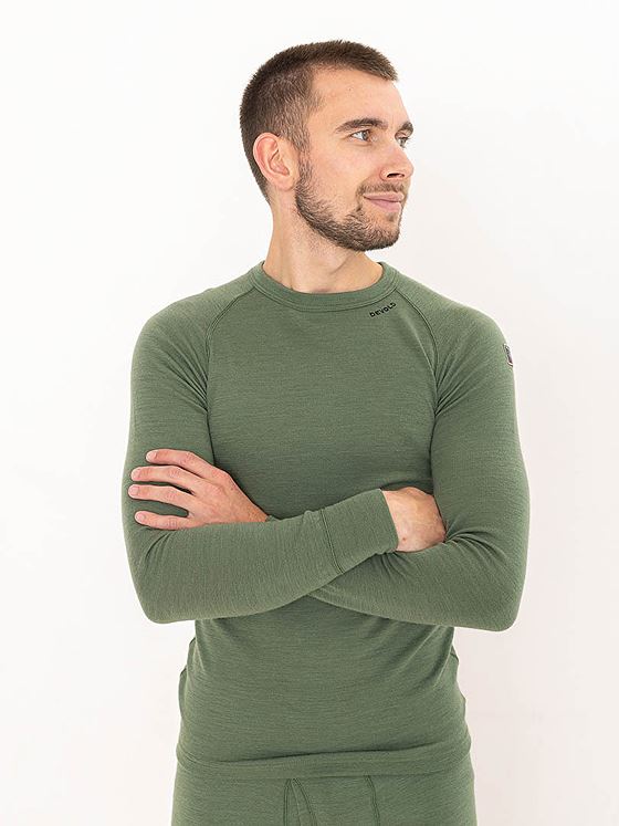 Devold Expedition Man Shirt Grønn