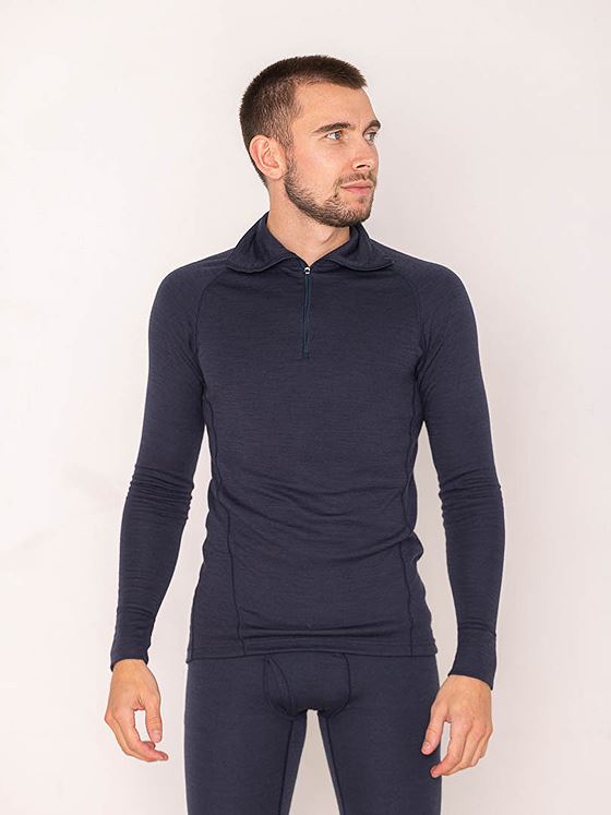 Devold Duo Active Merino 205 Zip Neck Man Ink