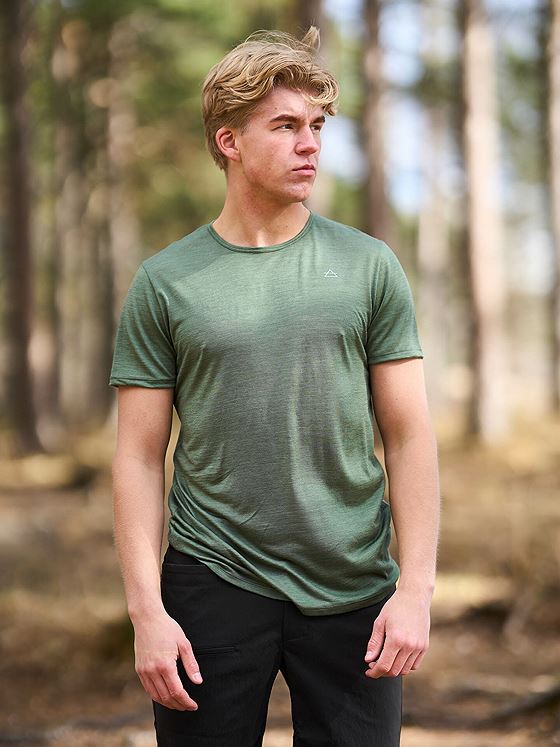 Devold Valldal Merino 130 Tee Man Forest