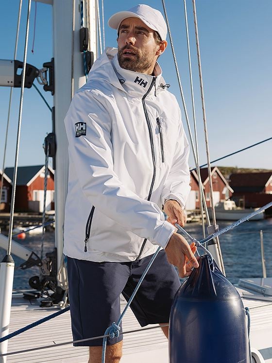 Helly Hansen Crew Hooded Midlayer Jacket 2 White