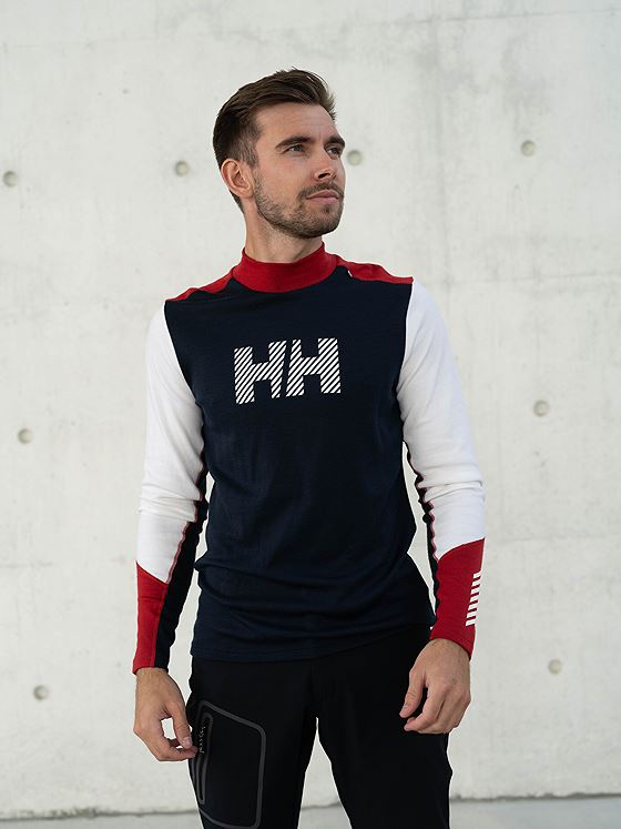 Helly Hansen Lifa Merino Mid with Logo Offwhite
