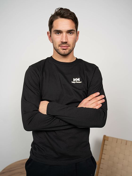 Helly Hansen YU20 LS T-SHIRT Sort