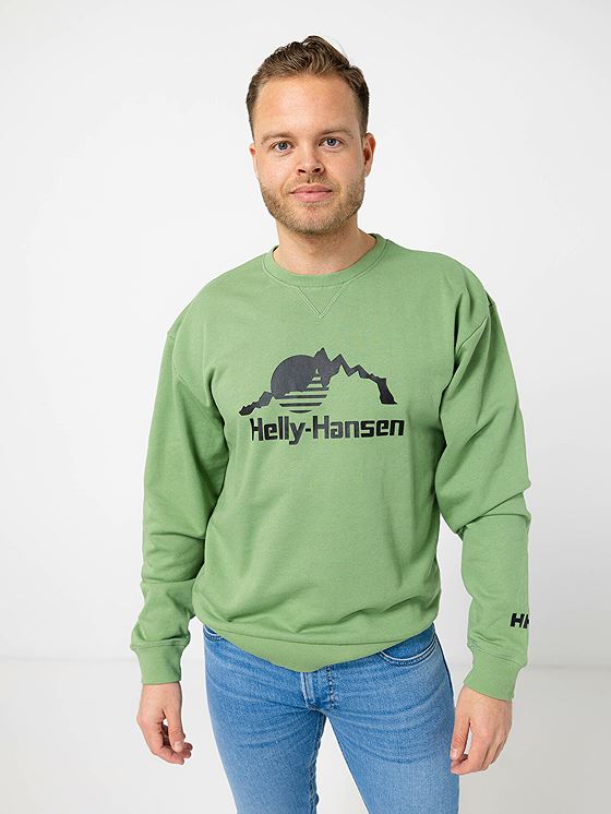 Helly Hansen Yu Crew Sweater 2.0 Grønn