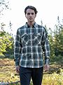 Helly Hansen Lokka Organic Flannel Long Sleeve Shirt Dark Jungle