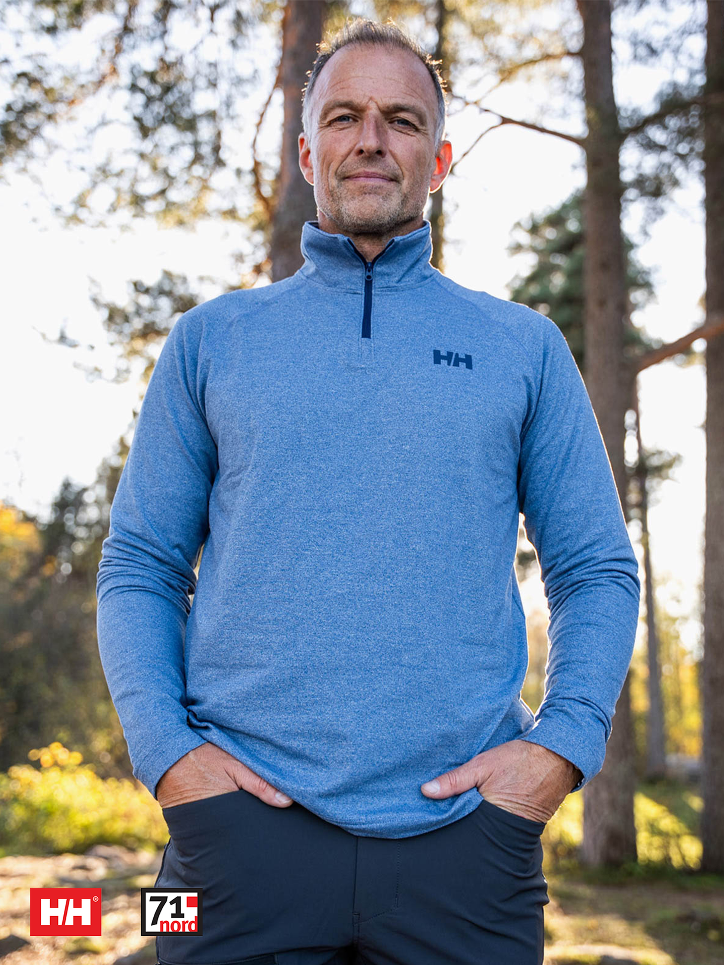 Helly Hansen Verglas 1/2 Zip Blå