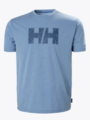 Helly Hansen Skog Recycled Graphic T-Shirt Azurite Melange