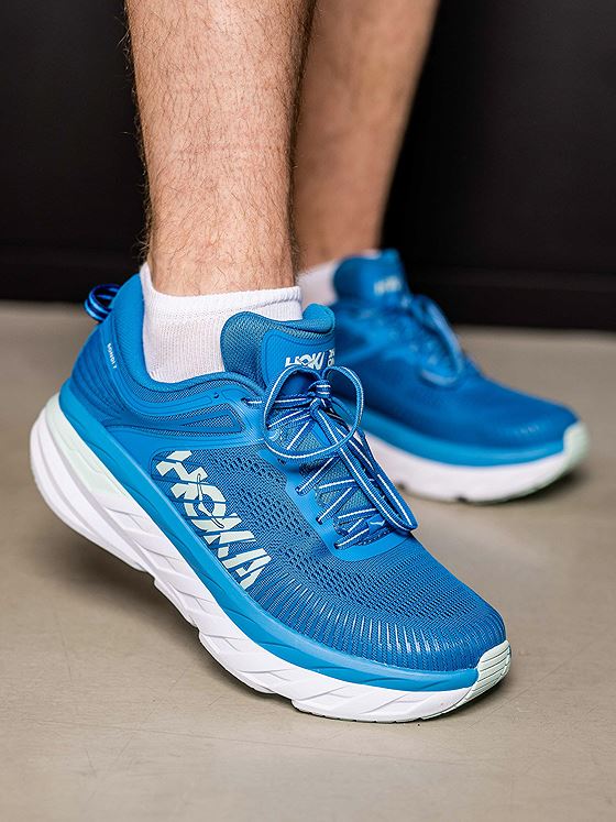 Hoka One One Bondi 7 M Ibiza Blue / Blue Glass