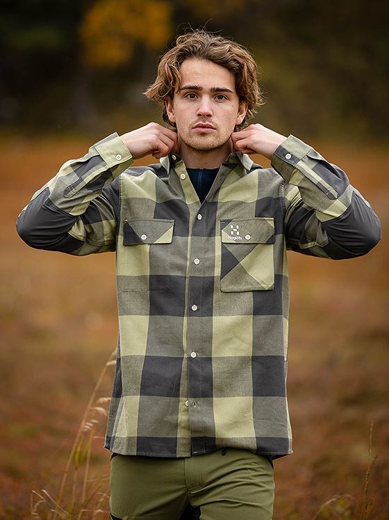 Haglöfs Timmer Shirt Thyme green/Magnetite