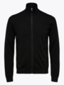 Selected Homme Berg Full Zip Cardigan Black