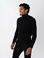 Selected Homme Selected Homme Town Merino Coolmax Knit Crew Black