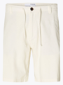 Selected Homme Regular Brody Linen Shorts Cloud Dancer