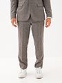 Selected Homme Slim-Oasis Linen Trousers Dark Sand Melange