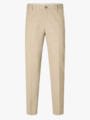 Selected Homme Slim-Oasis Linen Trousers Sand