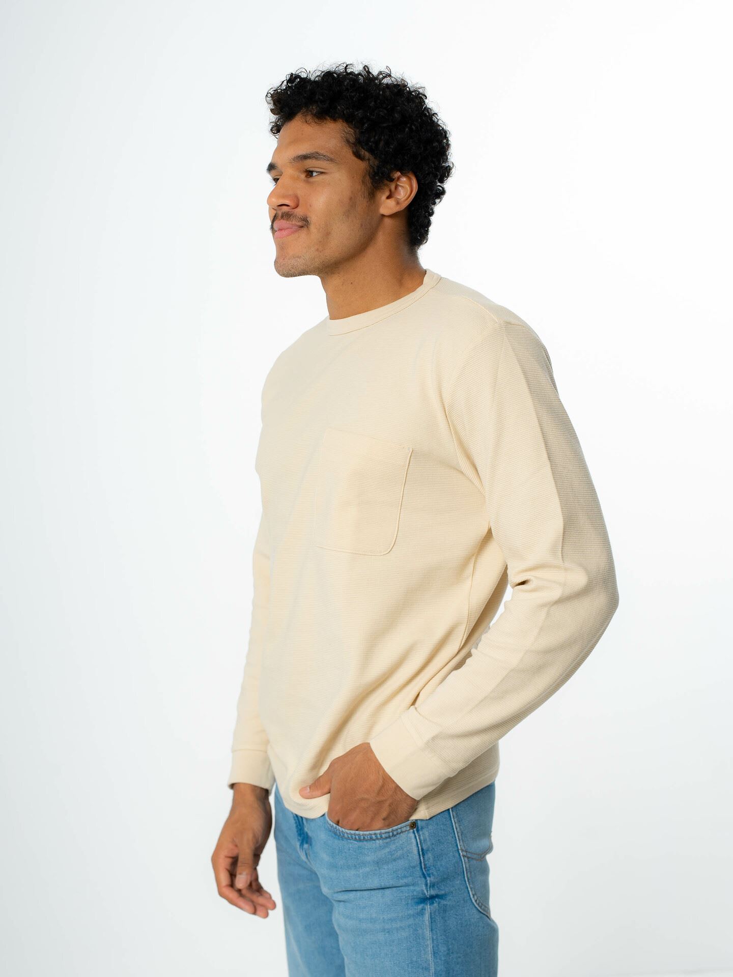 Selected Homme Selected Homme Colin Long Sleeve O-neck Tee Fog