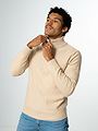 Selected Homme Selected Homme Axel Long Sleeve Knit Half Zip Oatmeal