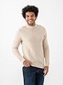 Selected Homme Tion Long Sleeve Knit Structure Mock Neck Oatmeal