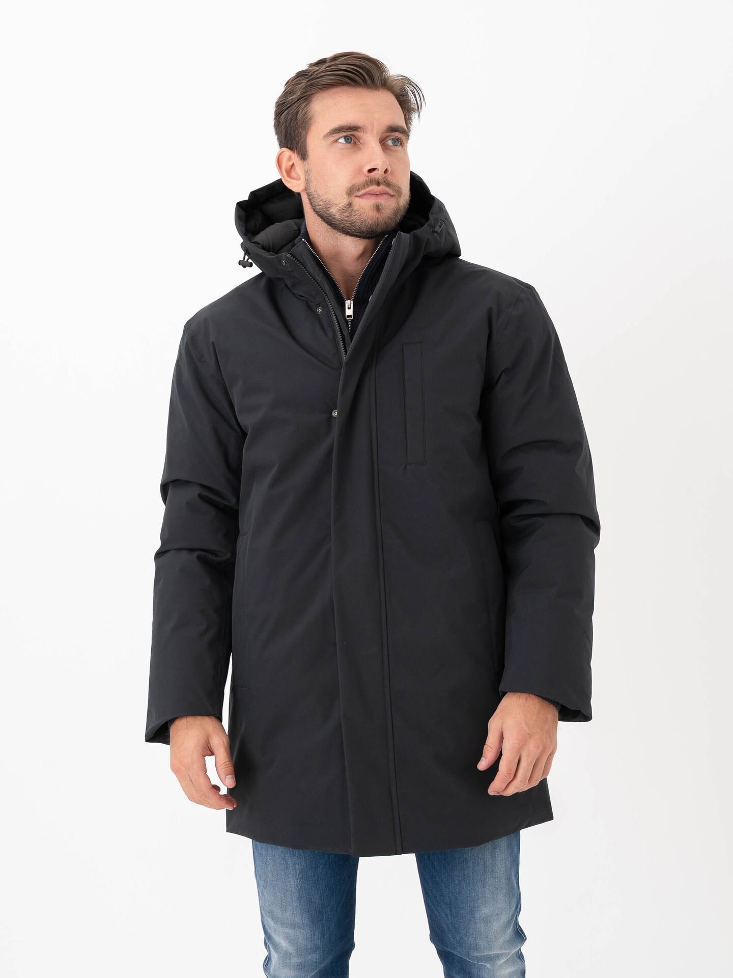 Selected Homme Franklin Urban Tech Parka Black