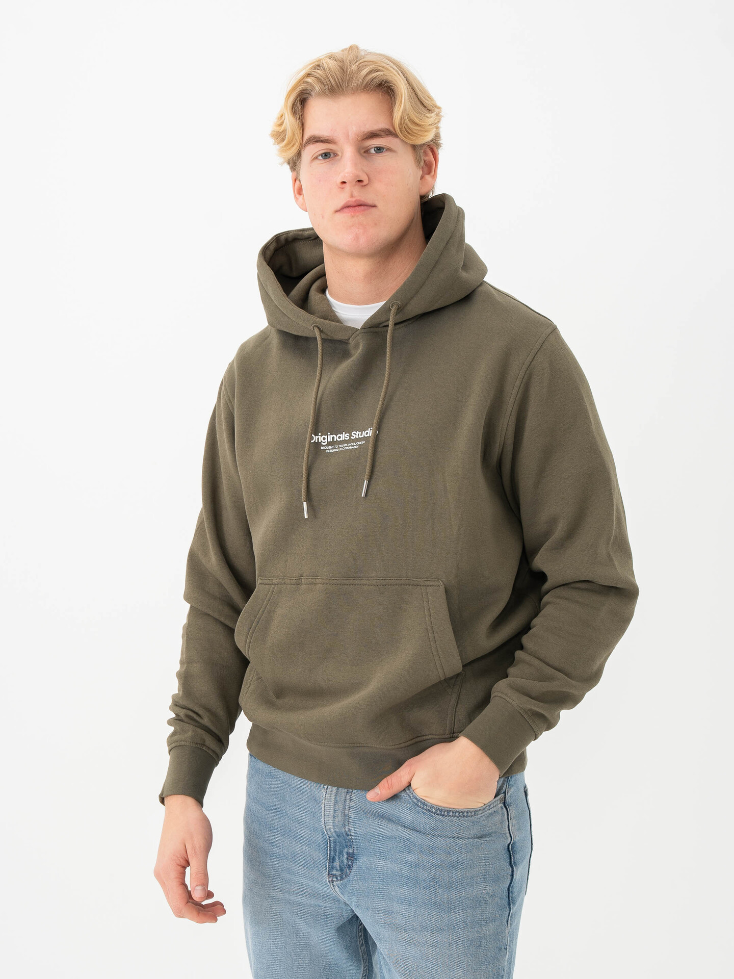 Jack and Jones Vesterbro Sweat Hood Kalamata