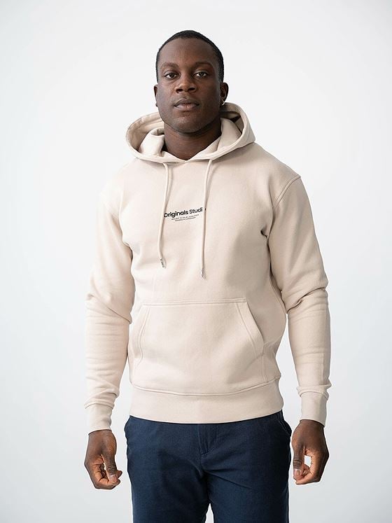 Jack and Jones Vesterbro Sweat Hood Moonbeam