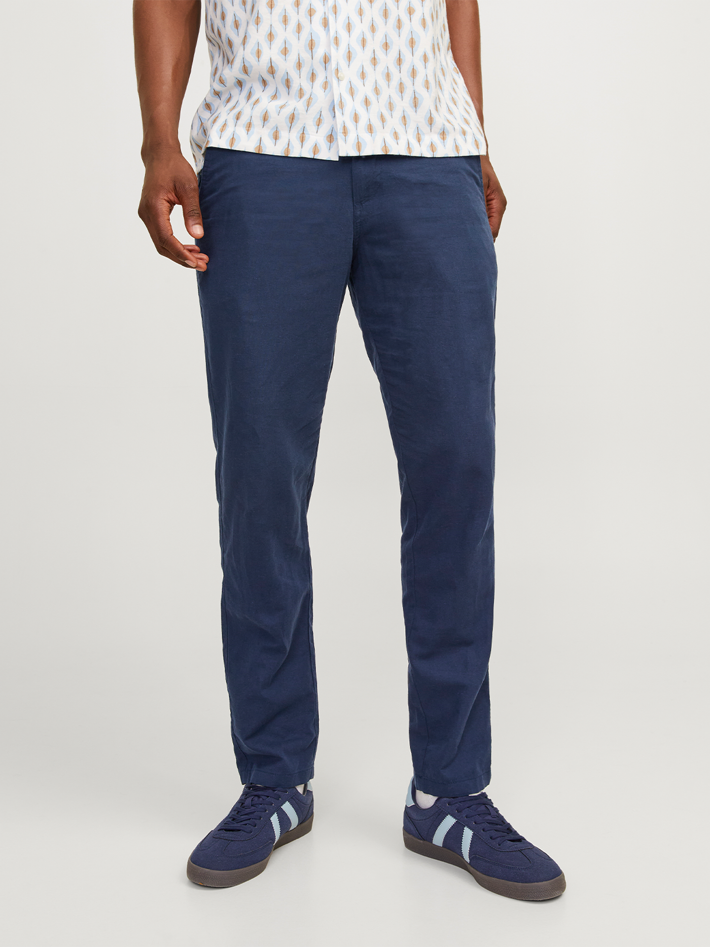 Jack and Jones Ace Summer Chino Pant Navy Blazer