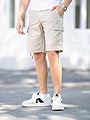 Jack and Jones Cole Barkley Cargo Shorts Crockery