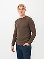 Jack and Jones Noah Knit Crew Neck Walnut Twist/full structure