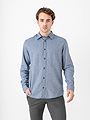 Jack and Jones Classic Melange Shirt Long Sleeve Faded Denim