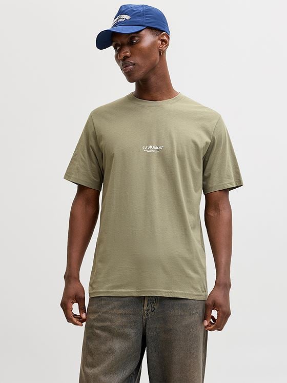 Jack and Jones Soho Tee Short Sleeve Crew Neck Vetiver
