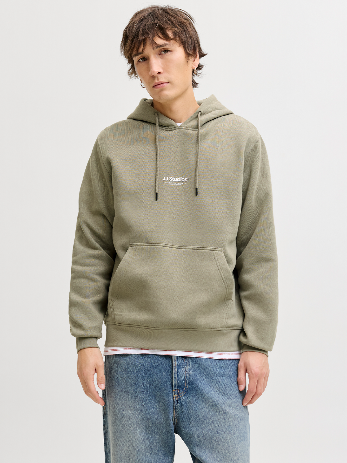 Jack and Jones Soho Sweat Hood Vetiver