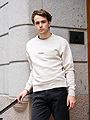 Jack and Jones Soho Sweat Crew Neck Moonbeam