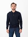 Jack and Jones Merino Knit Polo Night Sky