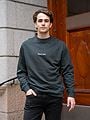 Jack and Jones Norrebro EMB Sweat Crew Neck Forest River