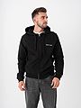 Jack and Jones Norrebro EMB Sweat Zip Hood Black