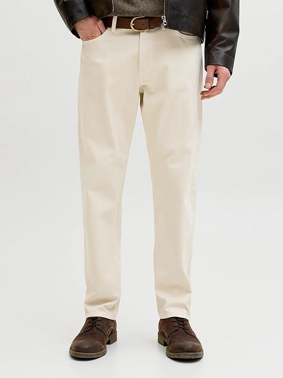 Jack and Jones Chris Original Jeans Ecru