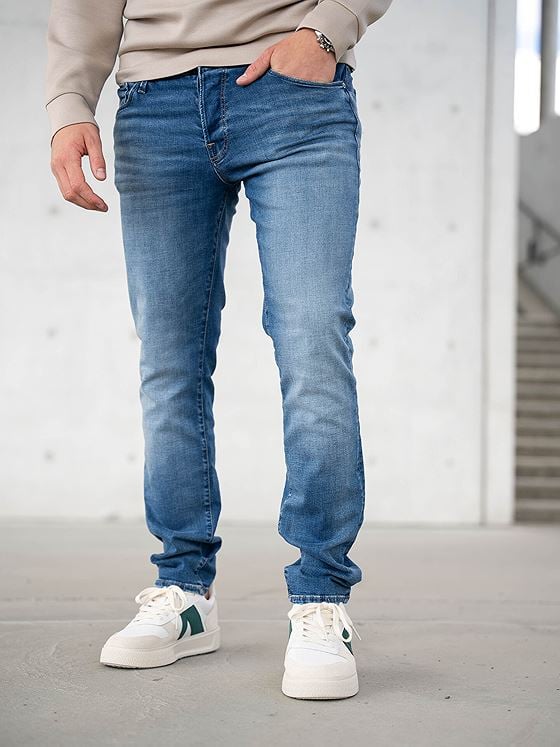 Jack and Jones Glenn Icon Jeans Blue Denim