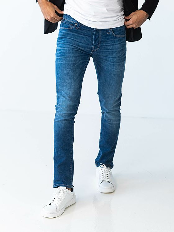Jack and Jones Glenn Icon Jeans Blue Denim