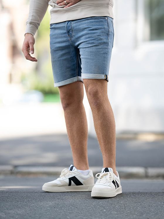 Jack and Jones Rick Icon Shorts Blue Denim