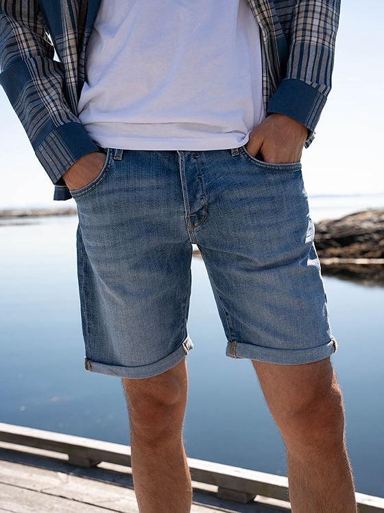 Jack and Jones Rick Fox Shorts Blå/ Blue Denim